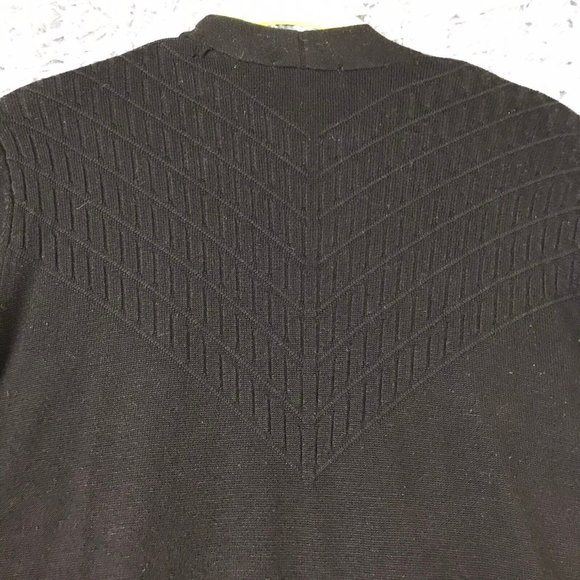 Eleven Eleven Women's Cardigan Sweater Black Size Large - Picture 3 of 10